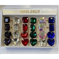 ASSORTED RINGS 24PCS BOX