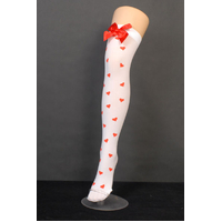 HEART/BOW STOCKINGS
