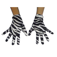 Gloves - Zebra Print - Short Gloves (A) *