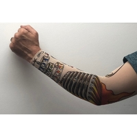 ROCK N ROLL TATTOO SINGLE SLEEVE 3PK