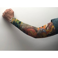 SKULL/SUN TATTOO SINGLE SLEEVE 3PK