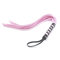 PINK/BLACK WHIP 45CM LONG