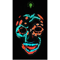 Mask - Light Up Mask - Skull Horror V2