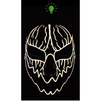Mask - Light Up Mask - Pumpkin