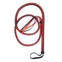 BLACK/RED STOCK WHIP