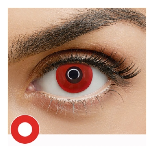 CRAZY LENS BLOODY RED 1 YEAR CONTACT LENS