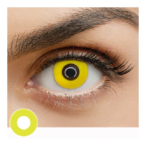 CRAZY LENS YELLOW 1 YEAR CONTACT LENS