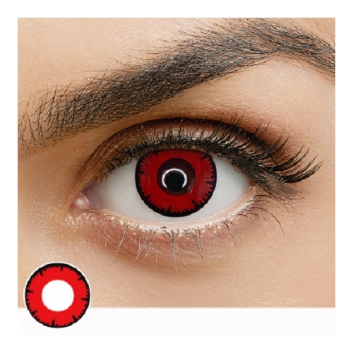 CRAZY LENS DEAD RED 1 YEAR CONTACT LENS