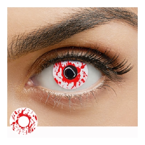 CRAZY LENS BLOOD SPLATTER 1 YEAR