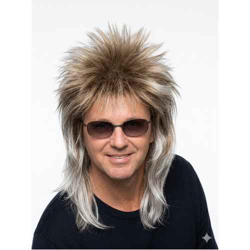 Wig - Blonde 'Poita' 2Tone Spiky Mullet