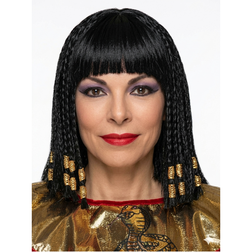 Wig- Deluxe Cleopatra- Braids W/Gold Trim