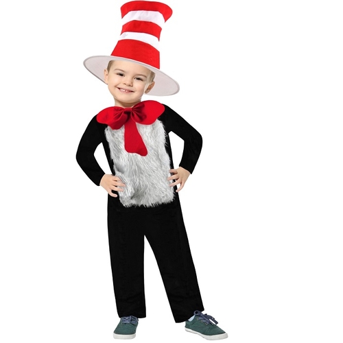 CAT BOY CHILD W/HAT LARGE 10-12