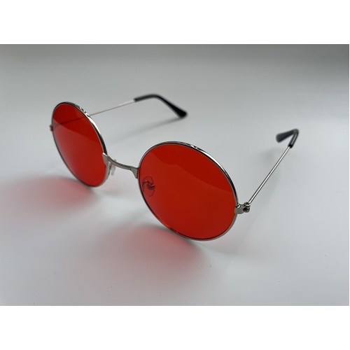HIPPIE GLASSES RED