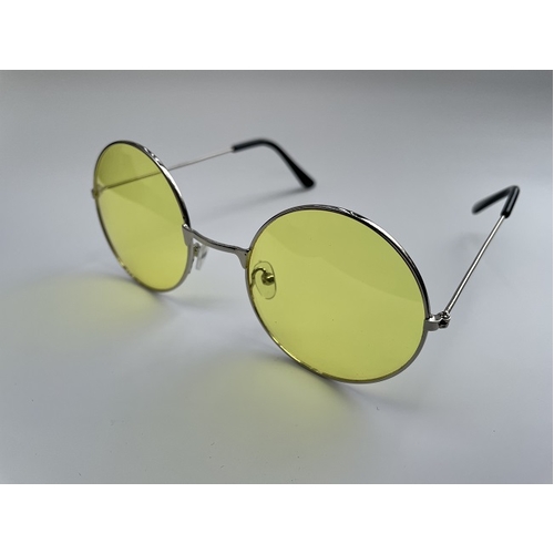 HIPPIE GLASSES YELLOW