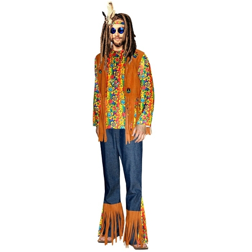 PEACE & LOVE HIPPIE MAN LARGE