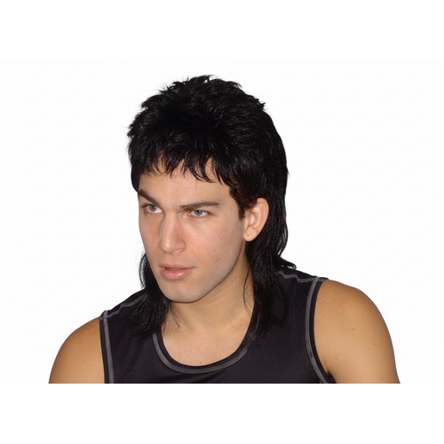 Wig - Mullet (Black)