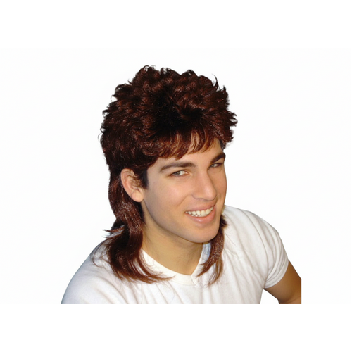 Wig - Mullet (Brown)