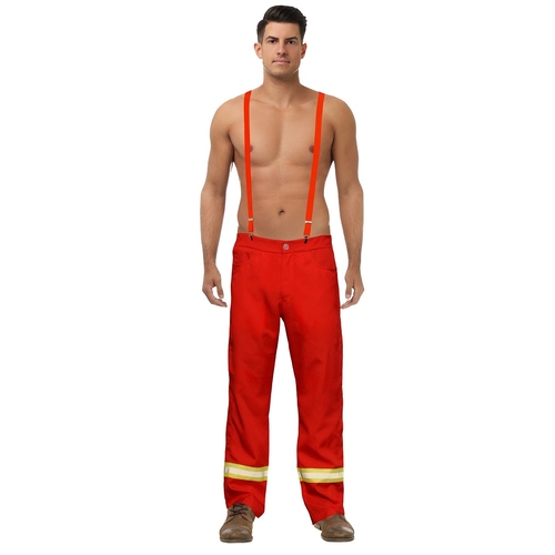 STRIPPER PANTS FIREMAN MAN XLGE
