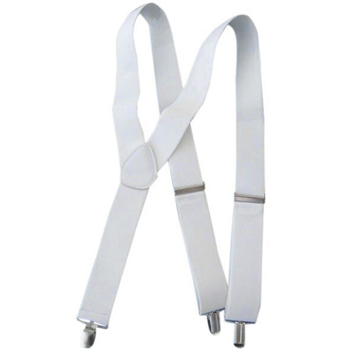 Trouser Braces - White