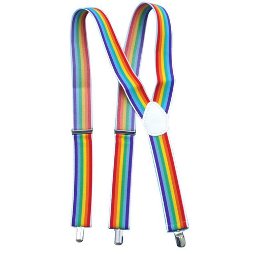 Trouser Braces - Rainbow