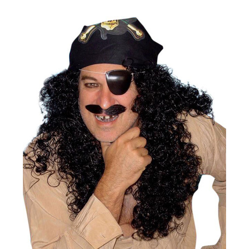 Wig - Pirate (Captain Crooke) W/Bandana