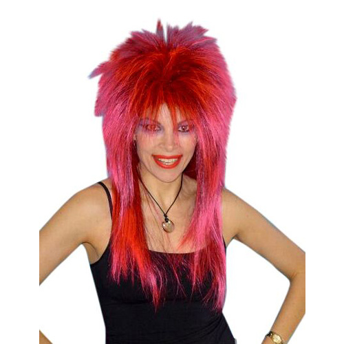 Wig - Spiky Vamp (Pink/Black)