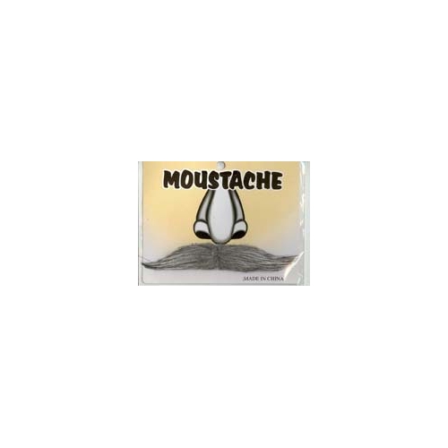 GREY MOUSTACHE (6PK)