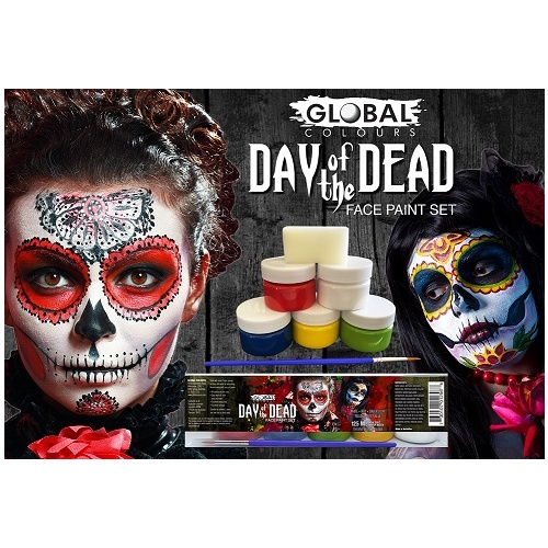 Day Of The Dead Face Paint Set