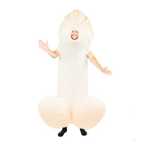 Inflatable White Willy Costume