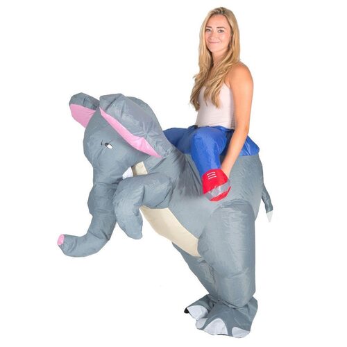 Adult Ride On Inflatable Elephant Costume
