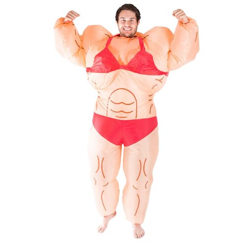 Inflatable Musclewoman Costume