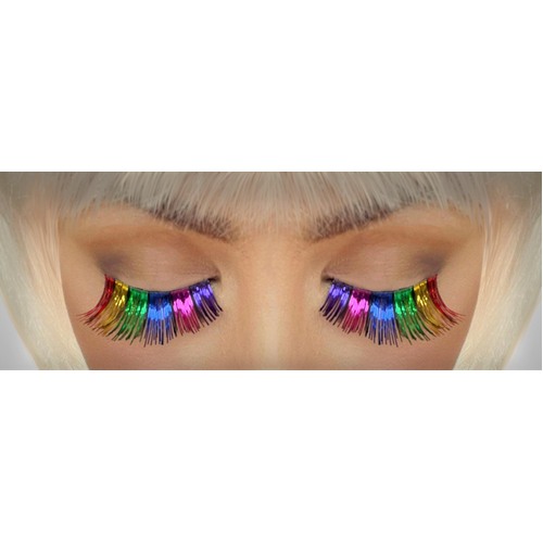 Eyelash - Rainbow Tinsel