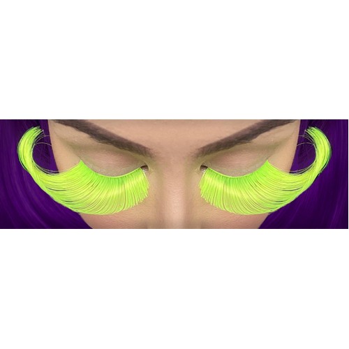 Eyelash - Neon Green Long Tapered