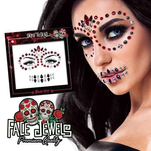 Fright Fest Face Jewel (Day of the Dead)