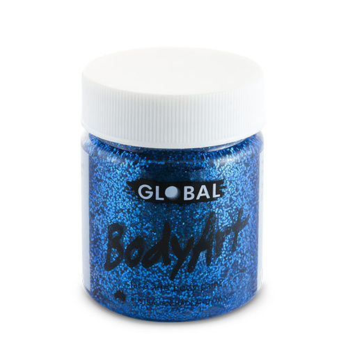 Blue Glitter Face Paint - 45Ml Tub