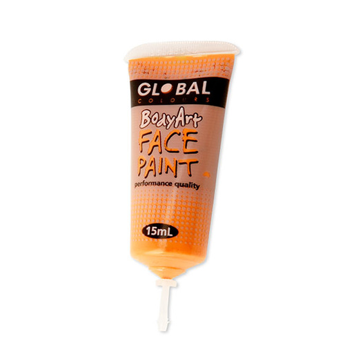 Orange Face Paint - 15Ml Tube
