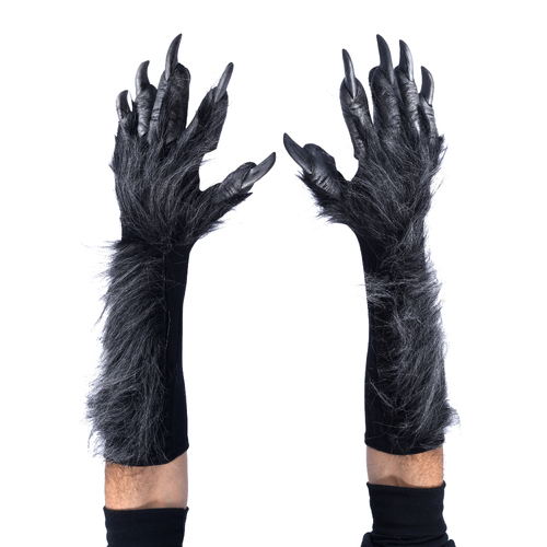 Gloves - Killer Wolf Gloves Grey Beast Animal Werewolf Hands Paws Claws