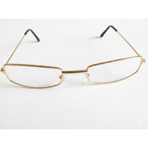 Glasses - Rectangle Clear Lens - Santa