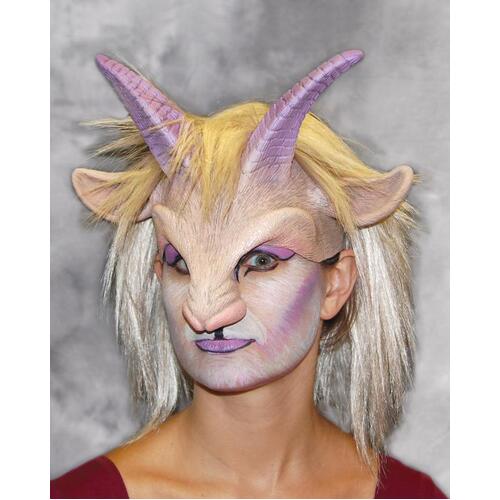 Latex Mask Goat'ress Headpiece