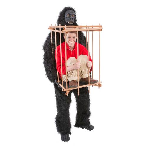 Caged Get Me Outta This Cage Gorilla & Cage Costume Kit