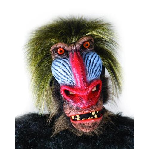 Latex Mask - Baboon with Moving Mouth