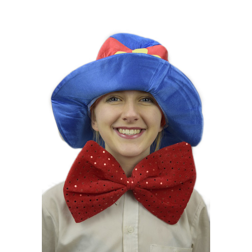 RED LARGE CLOWN BOWTIE 