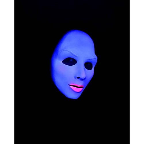 Latex Mask Satan's Sister UV Glow Evil Nun