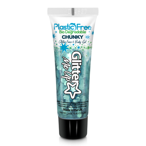 Plastic Free Chunky Glitter Gels - 12ml - Bio Degradable - Sage
