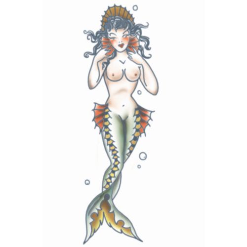 Mermaid Girl - Pin Up