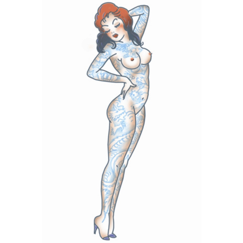 Tattooed Girl - Pin Up