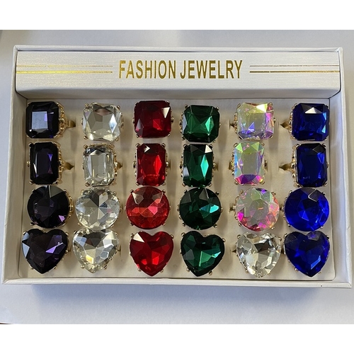 ASSORTED RINGS 24PCS BOX