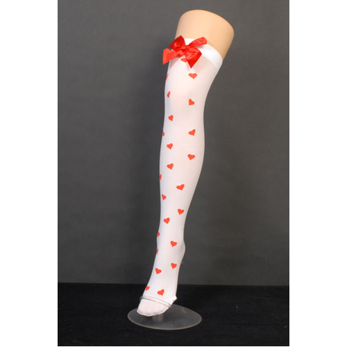 HEART/BOW STOCKINGS