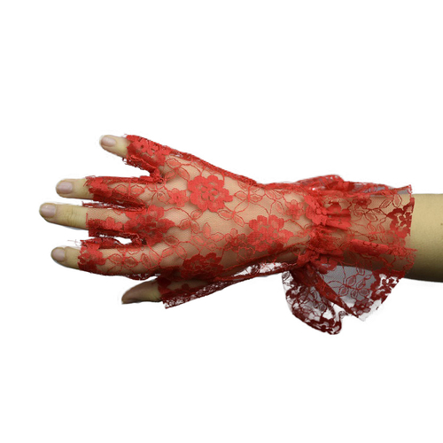 RED LACE GLOVE 