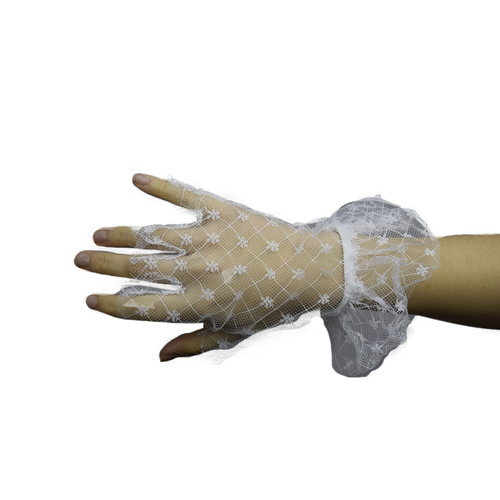 SP17600WH WHITE LACE GLOVE 